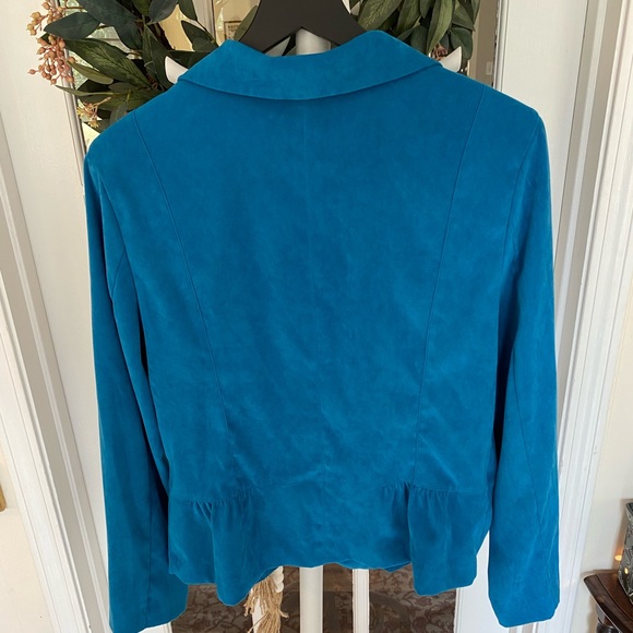 Cato Teal Blazer Jacket 14 - Picture 2 of 6